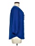 AB Studio 100% Polyester Blue 3/4 Sleeve Blouse Size M - photo 4