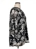 Sara Michelle Floral Silver 3/4 Sleeve Blouse Size 1X - photo 4