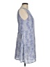 Olivaceous 100% Polyester Paisley Blue Casual Dress Size M - photo 4