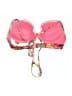 H&M 100% Polyester Floral Pink Swimsuit Top Size XS - photo 2