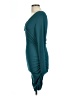 Unbranded 100% Polyester Solid Teal Cocktail Dress Size L - photo 5