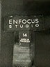 En Focus Studio Polka Dots Black Casual Dress Size 14 - photo 7