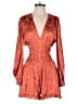 Maje 100% Polyurethane Hearts Orange Romper Size EU (FR) 36 / US 4 - photo 1