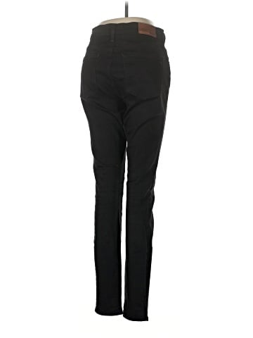 Madewell Tall 9" Mid-Rise Skinny Jeans in ISKO Stay Black&trade; (view 2)