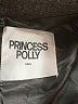 Princess Polly 100% Polyester Gray Coat Size XS - photo 6