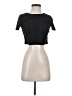 Harper Wren Black Short Sleeve Turtleneck Size XS - photo 1