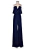 Lulus Solid Blue Jumpsuit Size S - photo 1