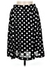 Le Lis 100% Polyester Polka Dots Black Casual Skirt Size M - photo 1