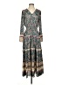 Current Air 100% Polyester Paisley Green Casual Dress Size XS - photo 1