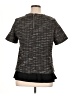 Emelia 100% Polyester Black Short Sleeve Top Size XL - photo 2