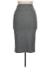 Popular Basics Solid Gray Casual Skirt Size M - photo 2