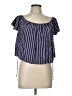 Divided by H&M Blue Short Sleeve Blouse Size 10 - photo 1