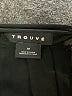 Trouve 100% Polyester Black Long Sleeve Blouse Size M - photo 7
