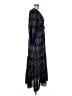 Max Studio 100% Polyester Paisley Blue Casual Dress Size M - photo 4