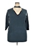 Torrid Teal 3/4 Sleeve Top Size 3X Plus (3) - photo 1