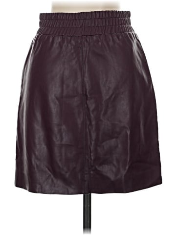 French Connection Faux Leather Skirt (view 2)