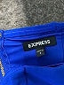 Express Color Block Blue Jumpsuit Size 8 - photo 4