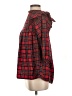Next 100% Cotton Red 3/4 Sleeve Blouse Size 23 waist - photo 5