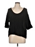Assorted Brands Black 3/4 Sleeve Blouse Size L (estimated) - photo 1
