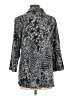 Pure Amici Gray 3/4 Sleeve Button-Down Shirt Size L - photo 2