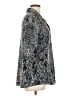Pure Amici Gray 3/4 Sleeve Button-Down Shirt Size L - photo 4