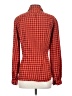 Woolrich 100% Cotton Checkered-gingham Red Orange Long Sleeve Button-Down Shirt Size S - photo 2