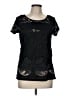 Banana Republic Black Short Sleeve Top Size 8 - photo 1