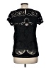 Banana Republic Black Short Sleeve Top Size 8 - photo 2