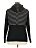 Title Nine 100% Polyester Stripes Black Track Jacket Size XL - photo 2