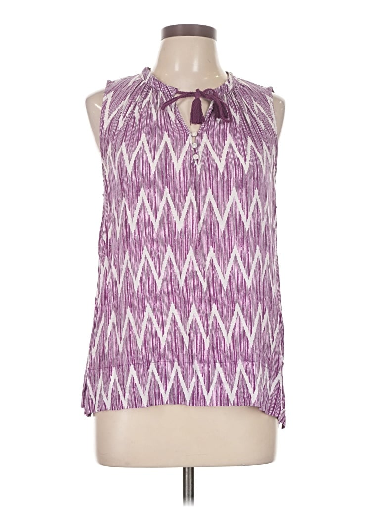 Pre-owned Stylus Sleeveless Blouse In Purple