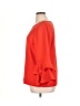 J.Crew 100% Polyester Red 3/4 Sleeve Blouse Size 16 (tall) - photo 5