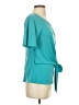 The Limited Teal Short Sleeve Blouse Size XS - photo 4