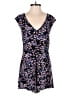 Express Floral Blue Black Romper Size 2 - photo 1