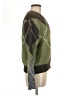 Zara Argyle Green Pullover Sweater Size M - photo 4