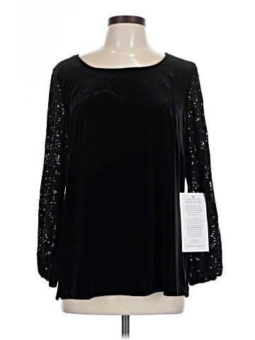 Alex Evenings Long Sleeve Blouse (view 1)