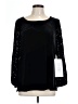 Alex Evenings Black Long Sleeve Blouse Size L - photo 1
