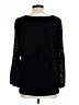 Alex Evenings Black Long Sleeve Blouse Size L - photo 2