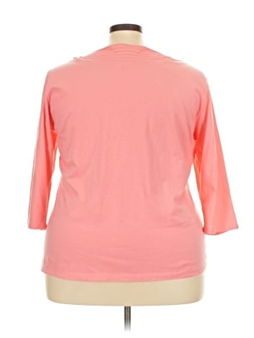 Liz Claiborne 3/4 Sleeve T-Shirt (view 2)