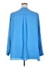 H&M 100% Polyester Blue Long Sleeve Blouse Size 20 - photo 2