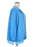 H&M 100% Polyester Blue Long Sleeve Blouse Size 20 - photo 4