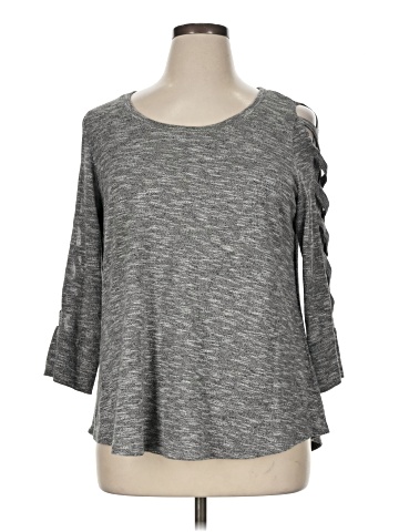 Jennifer Lopez 3/4 Sleeve Top (view 1)