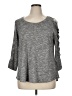 Jennifer Lopez Gray 3/4 Sleeve Top Size XL - photo 1