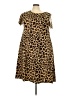 Lularoe Animal Print Brown Casual Dress Size 22 - 24 - photo 1