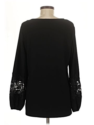 Dennis by Dennis Basso Long Sleeve Blouse (view 2)