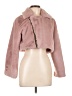 Assorted Brands Pink Faux Fur Jacket Size L - photo 1