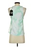 Nike 100% Polyester Green Sleeveless Blouse Size XS - photo 2