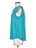 J.Crew 100% Polyester Teal Short Sleeve Blouse Size 2 - photo 5
