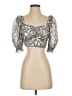Minkpink Silver 3/4 Sleeve Blouse Size S - photo 1