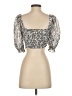 Minkpink Silver 3/4 Sleeve Blouse Size S - photo 2