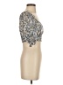 Minkpink Silver 3/4 Sleeve Blouse Size S - photo 4